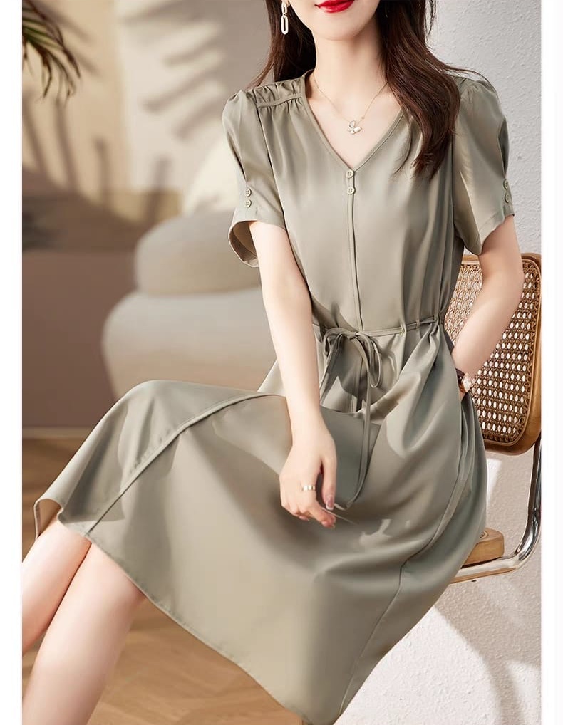 spring and autumn women's dresses
