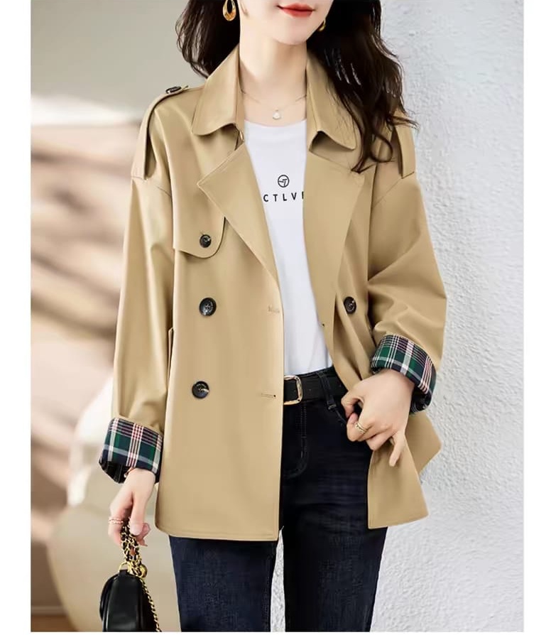 Casual trendy coats and jackets for autumn and winter 2024 new women's clothing