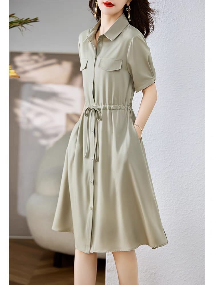 Mid-length women's dress 2024 new style